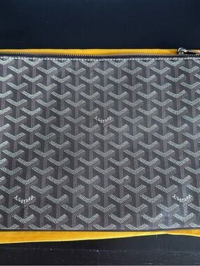 Goyard Sénat PM black canvas